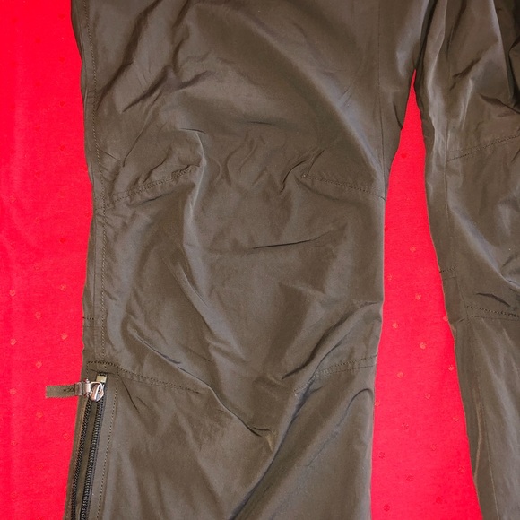 Banana Repub Snow Pants for boots Khaki Green Sz 6 FLEECE LINED - Picture 4 of 8